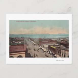 Everett, WAView of Hewitt Ave.Everett, WA Vykort