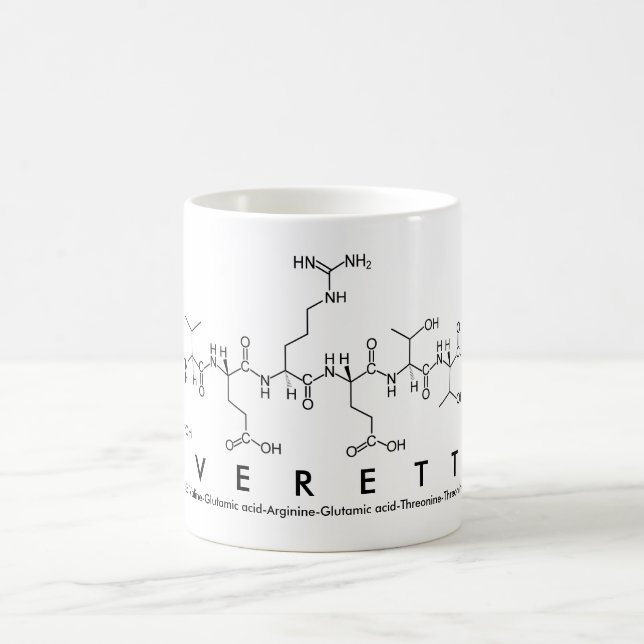 Everette peptide namn mugg (Center)
