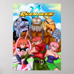 Evergeek tecknadaffisch 2014 poster