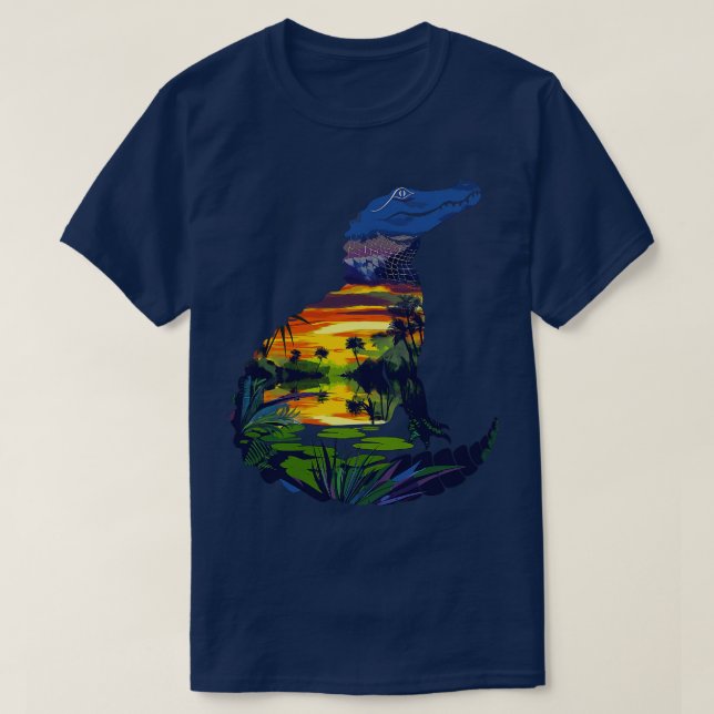 Everglades Alligator T Shirt (Design framsida)