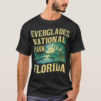 Everglades - Amerikansk Nationalpark Vintage T Shirt