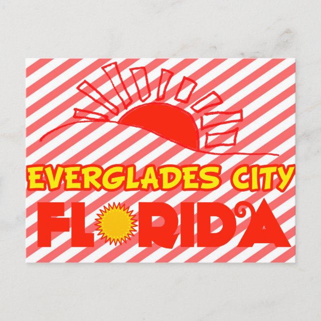 Everglades City, Florida Vykort (Framsida)