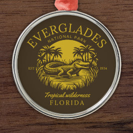 Everglades National Park Florida Julgransprydnad Metall