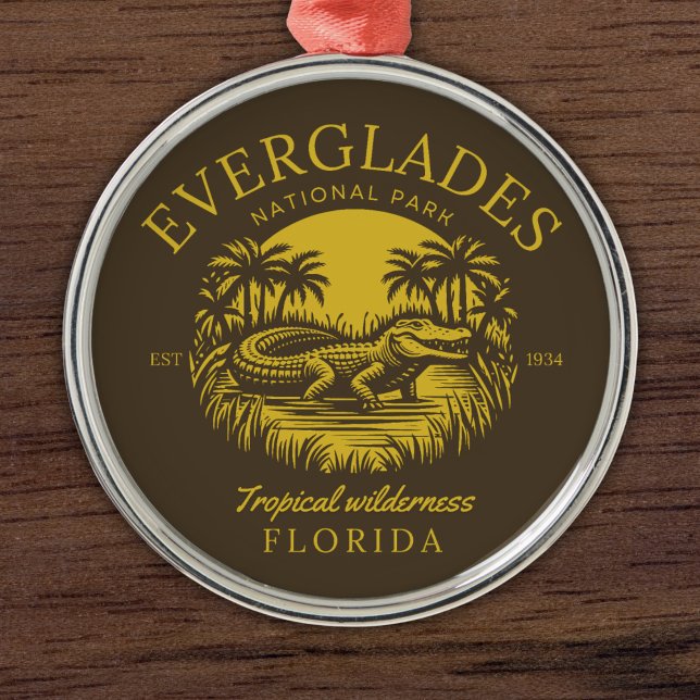 Everglades National Park Florida  Julgransprydnad Metall (Skapare uppladdad)