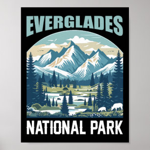 Everglades National Park Natur Vandring Utomhus Tr Poster
