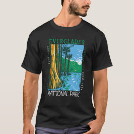 Everglades nationalpark Florida Distress Retro T Shirt