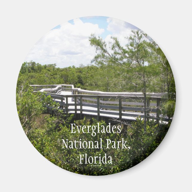 Everglades nationalpark, Florida Magnet (Framsidan)