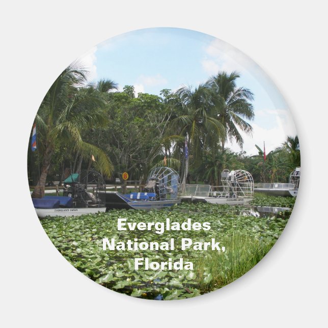 Everglades nationalpark, Florida Magnet (Framsidan)