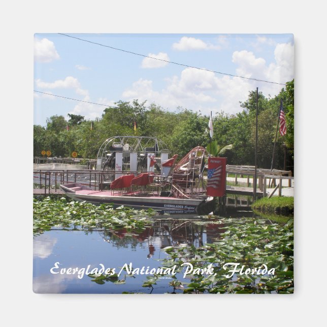 Everglades nationalpark, Florida Magnet (Framsidan)