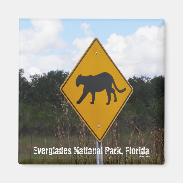 Everglades nationalpark, Florida Magnet (Framsidan)