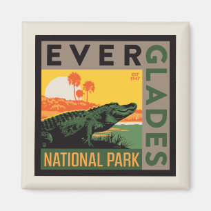 Everglades nationalpark Florida Magnet