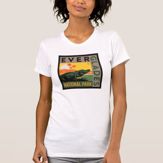 Everglades nationalpark | Florida T Shirt (Framsida)