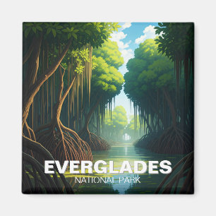Everglades nationalpark Florida Travel Magnet