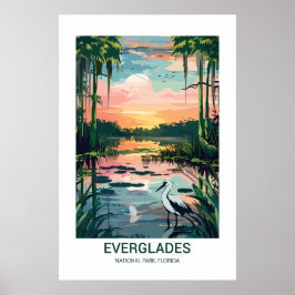 Everglades nationalpark Florida USA Poster