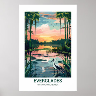 Everglades nationalpark Florida USA Poster