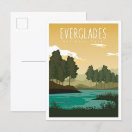 Everglades nationalpark Florida USA Travel Vykort