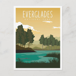 Everglades nationalpark Florida USA Travel Vykort