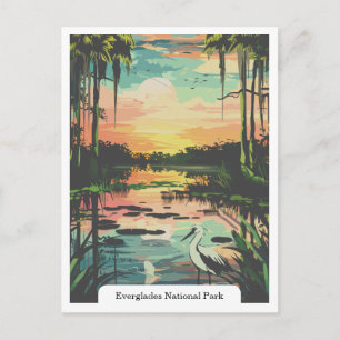 Everglades nationalpark, Florida USA Vykort