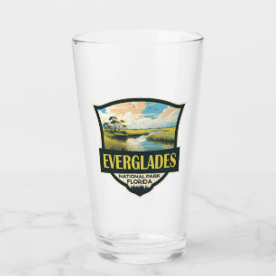 Everglades nationalpark Illustration Travel Art Glaskopp