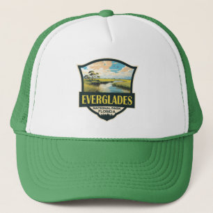 Everglades nationalpark Illustration Travel Art Keps