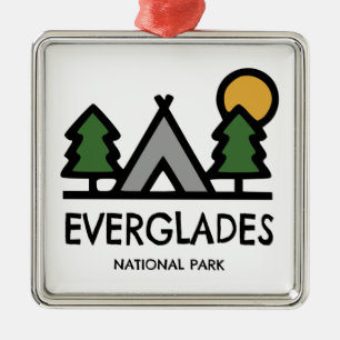 Everglades nationalpark julgransprydnad metall