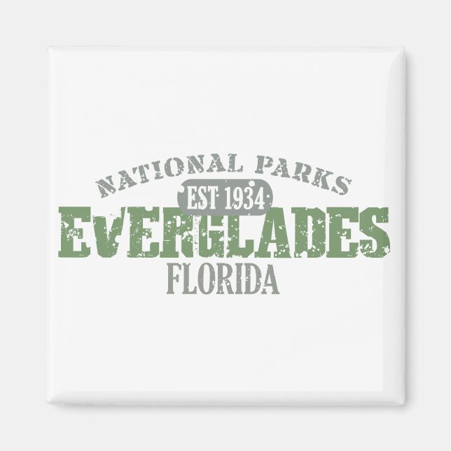 Everglades nationalpark magnet (Framsidan)