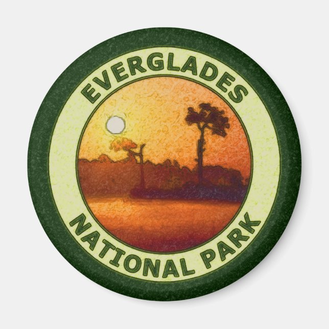 Everglades nationalpark magnet (Framsidan)
