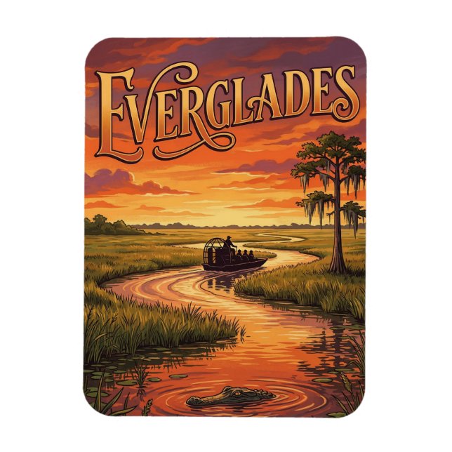 Everglades nationalpark magnet (Vertikal)