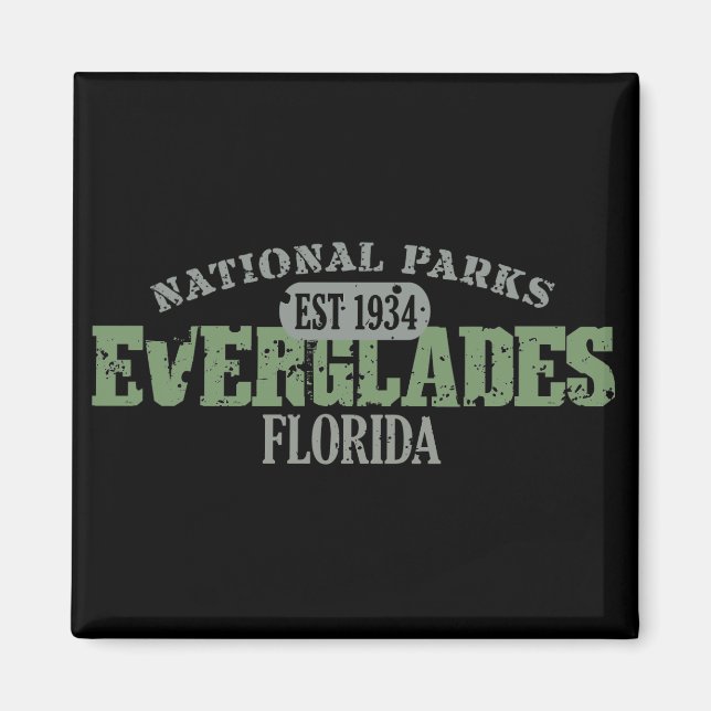 Everglades nationalpark magnet (Framsidan)