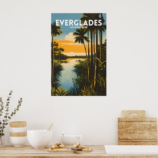 Everglades nationalpark poster (Kök)