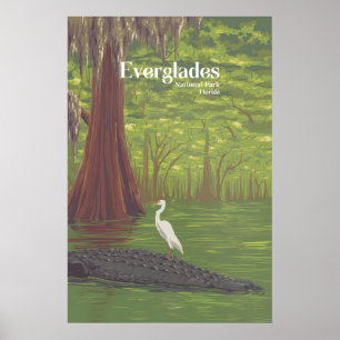 Everglades Nationalpark Resaaffisch Poster