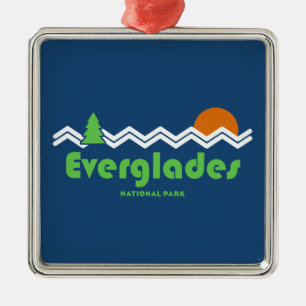 Everglades nationalpark Retro Julgransprydnad Metall