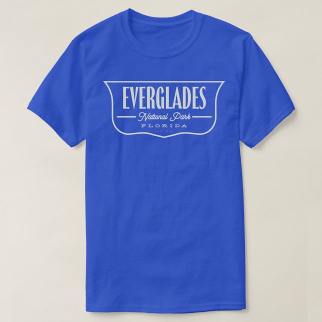Everglades nationalpark Shield Tan T Shirt (Design framsida)
