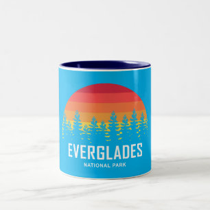 Everglades nationalpark Två-Tonad mugg