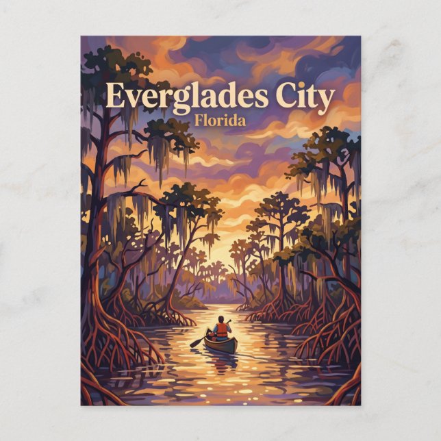Everglades nationalpark USA Vykort (Framsida)