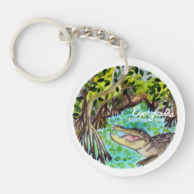 Everglades nationalpark Watercolor (Framsidan)