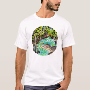 Everglades nationalpark Watercolor T Shirt