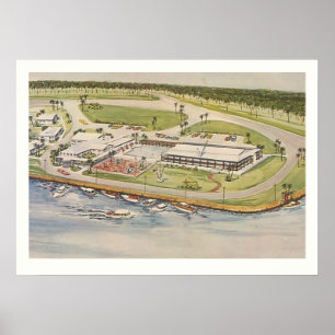 Everglades Rod & Gun Klubb Poster Skriv ut