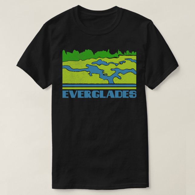 Everglades US National Park Gift Everglades Natio T Shirt (Design framsida)