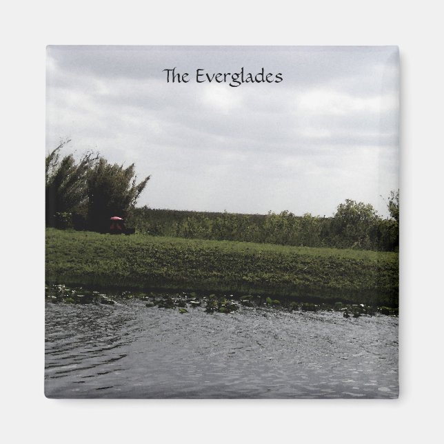 Everglades Watercolor Magnet (Framsidan)