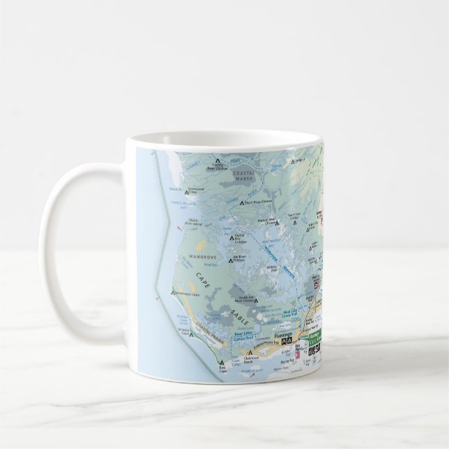 Evergladeskartamugg Kaffemugg (Vänster)