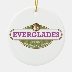 Evergladesnationalpark Julgransprydnad Keramik