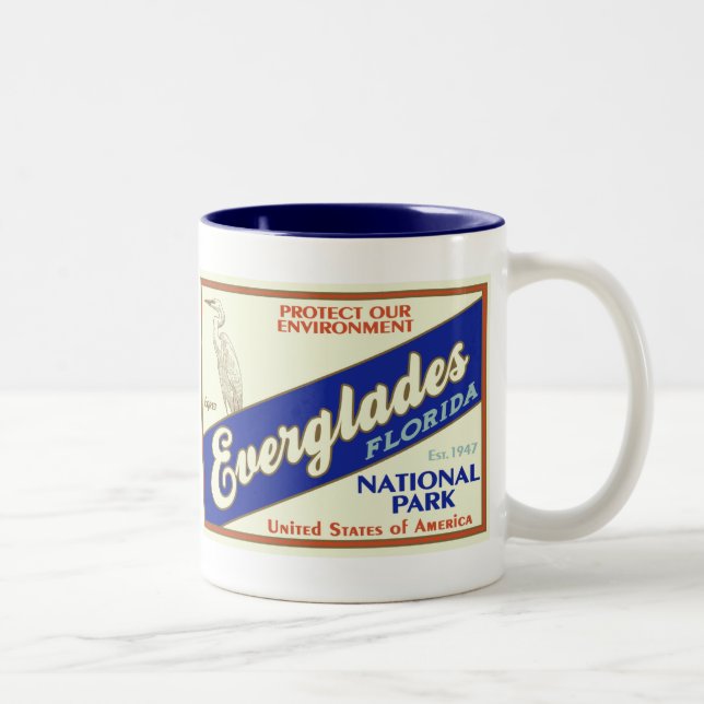 Evergladesnationalparkmugg Två-Tonad Mugg (Höger)