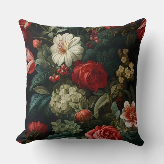 Everglow Noel Blommigts Botanical Kudde (Framsida)