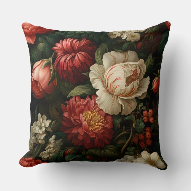 Everglow Noel Blommigts Botanical Kudde (Framsida)