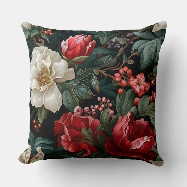 Everglow Noel Blommigts Botanical Kudde (Framsida)