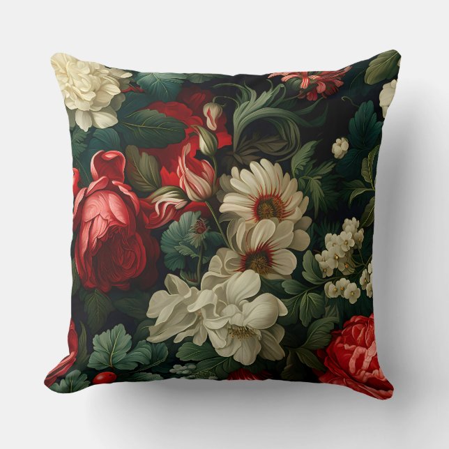 Everglow Noel Blommigts Botanical Kudde (Framsida)