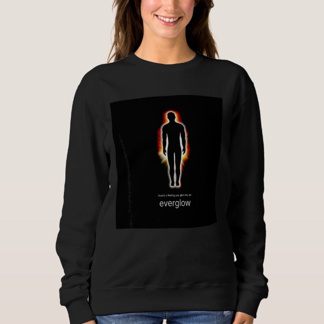 Everglow Text Cold Play T Shirt (Framsida)
