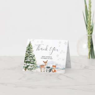 Evergreen Animal Winter Onederland Folded Tack Kort