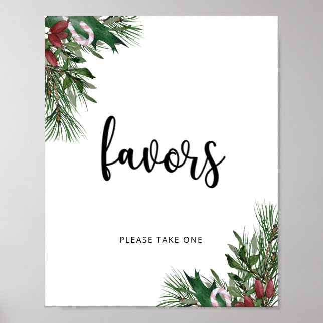 Evergreen är på väg mot vintern Favors Poster (Framsidan)